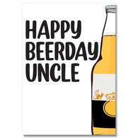 Happy Beerday Uncle Card